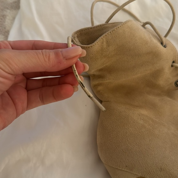 ALDO Suede tie boots - Picture 4 of 5